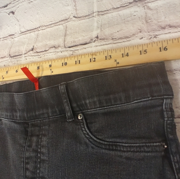 Spanx Ankle Skinny Pull On Black Jeans XL - Picture 11 of 15